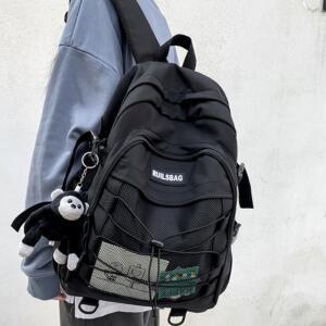 고등 노트북 데일리 백팩 블랙 인기 중학생 책가방 캐주얼