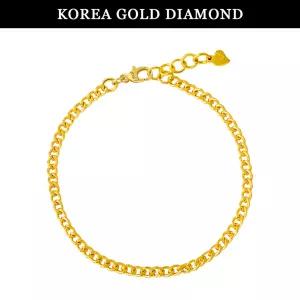 [한국금다이아몬드] 순금 24k 팔찌 여자 금 체인 디자인 7.5g