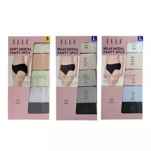 ELLE 엘르 여성 소프트팬티 모달팬티 5개입 색상랜덤