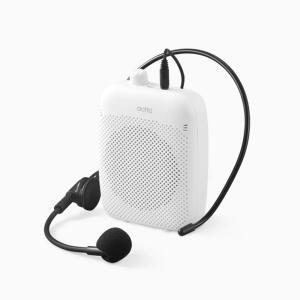 양손자유로운 블루투스 앰프 헤드마이크 MIC-27화이트 마이크 블루투스마이크 휴대용앰프