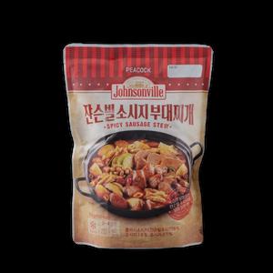 피코크 쟌슨빌 소시지 부대 찌개 1,000g 1개 캠핑 요리 밀키트 간편식