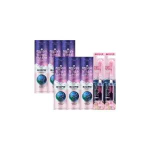 페리오 히말라야 핑크솔트 치약 바이옴 100g x 6개 +칫솔 2개 증정