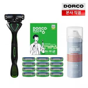 도루코 페이스6 세트 면도기+면도날 13입+쉐이빙폼