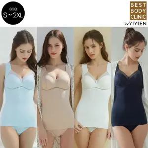 비비안 BBC 163 빅사이즈 아쿠아X 속건 프리컷 바디쉐이퍼 브라렛 8종+1종