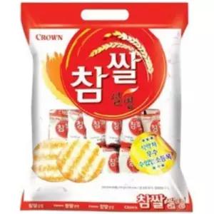 크라운 5400 참쌀 설병 270g/간식/고소한/쌀과자/맛있는/찹쌀선과/찹쌀과자/어린이집/학교/사무실/스낵
