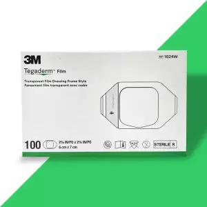 3M 테가덤 1624W 6cm X 7cm 1박스(100매입) 필름 드레싱밴드