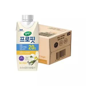 [롯데백화점]셀렉스 셀렉스 프로핏 완전단백질 밀크 바닐라 드링크 250ml 18입 (1박스)