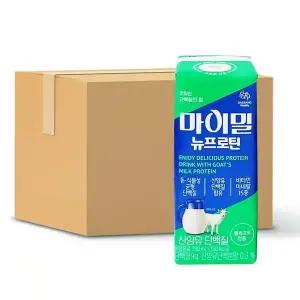 대상웰라이프 마이밀 마시는 뉴프로틴 산양유 단백질 190ml 16팩 1박스 V 헬스 보충제
