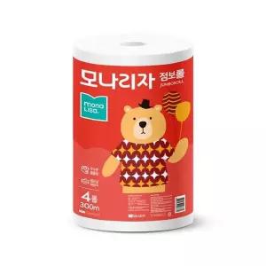 [골드스마일]모나리자 점보롤(300mx4롤x4팩(16롤) 박스)