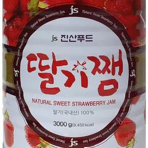 딸기잼 대용량 3Kg 진산푸드 딸기쨈 토핑용 업소용 스트로베리 식자재 발라먹는 식품klm582