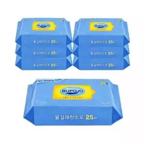 부포조 도톰한 엠보싱 물걸레청소포 대용량 7팩 175매 청소포 막대걸레 호환