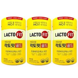 [하프클럽/기타]생유산균 락토핏 골드 2g X 50포 3통 dn