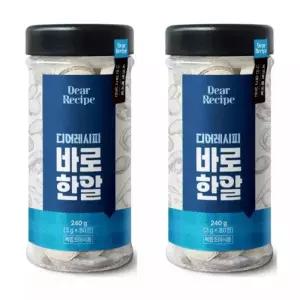 디어레시피 바로한알 코인 육수 멸치 동전 80정 x2개