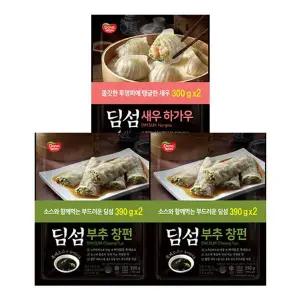 [동원] 딤섬 부추창펀 390g 4봉 + 새우하가우 300g 2봉[35763799]
