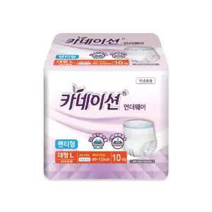 카네이션 요실금 팬티기저귀 대형 80매(10x8) 성인용 언더웨어