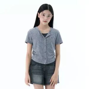 [롯데백화점]더데이걸즈 레이어드 골지 반팔 가디건티셔츠 TGRA26311
