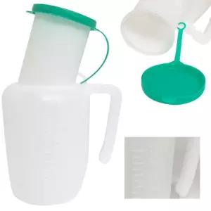 성인소변기 손잡이버전 병원보조변기 요양소변통 1000ml