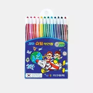 [핫트랙스]지구 슈퍼 샤프식색연필 12색