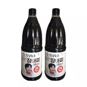 청정원 장아찌 간장 소스 1.7L X 2개