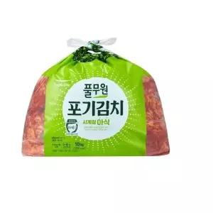 풀무원 사계절 아삭 포기김치 10kg(고급 국내산 김치)