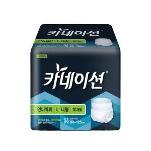 카네이션 언더웨어 L(대형) 요실금팬티 10개입X 8팩