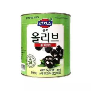 리치스 블랙올리브 홀 피티드 3KG X 6개
