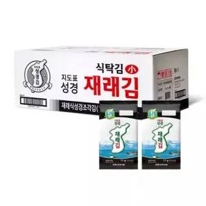 지도표 성경김 대용량 재래김 식탁김 17g, 30개