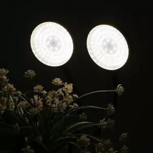 쑥쑥 광합성 LED 식물등 2헤드 웜색/조경/조명/화분/식물/성장/램프/성장등/광합성등/라이트/촉진/재배/