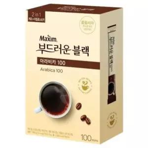탕비실 맥심 아라비카 부드러운 블랙 100T