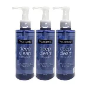 뉴트로지나 딥 클린 클렌징 오일 200ml 모공케어 3개 Ss (16535779)