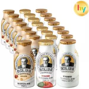 hy 한국야쿠르트 메치니코프 3가지맛 요거트140ml(화이바애플8+무가당플레인8+오곡씨리얼8) 총24입