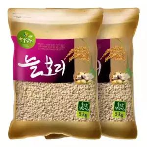 국산 늘보리 10kg 5kgx2봉 겉보리 꽁보리밥
