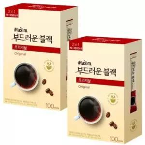 믹스커피 맥심 오리지날 부드러운 블랙 2개) 200T(100T