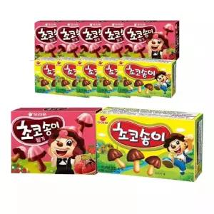 오리온 초코송이 50g + 초코송이 딸기,45g 각6개 총 12개