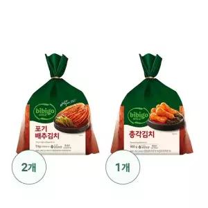 포기배추김치 5KG X 2 + 총각김치 900G X 1 총 10.9kg