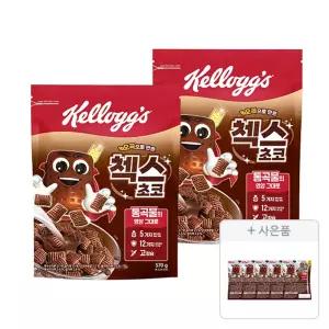 켈로그 오곡 첵스초코 570g, 2개 첵스초코 쿠키앤크림 30g, 5개