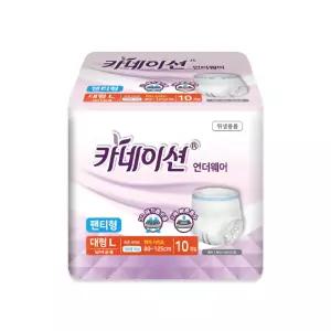 카네이션 요실금 팬티기저귀 언더웨어 대형 80매 10매X8팩