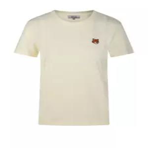 26SS 메종키츠네 폭스 헤드 레귤러 폴로 티셔츠 PW00113KJ70260424 PASTEL YELLOW DOM