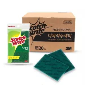 3M 브라이트 다목적수세미 대 20개입 96 실속