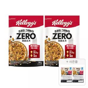 켈로그 NEW 프로틴 그래놀라 제로슈거 350g, 2개 저당 그래놀라 40g, 2개