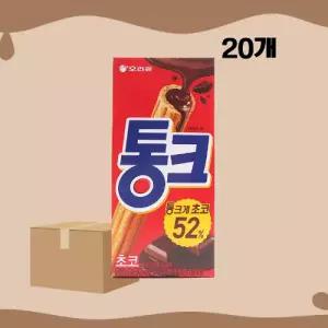 오리온 통크 초코 45g 20개 1박스 초코 스틱 과자