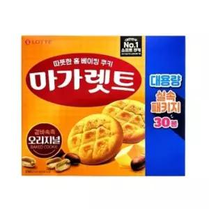디저트쿠키 롯데 마가렛트 대용량 30봉 660g x1개