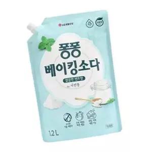 주방세정제 퐁퐁 베이킹소다 주방세제 리필 설거지 세척 1.2L 1P