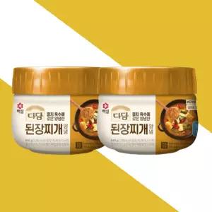 다담 정통 된장찌개 양념 840g 2개 찌개양념 된장찌개양념 간편양념 집밥 대용량 캠핑요리