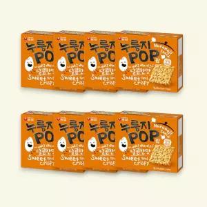 농심 누룽지팝 찹쌀 한입 달콤한맛, 142g, 8개