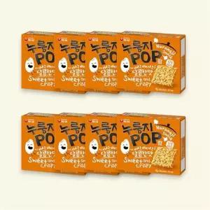 농심 누룽지팝 찹쌀 한입 달콤한맛, 142g, 8개