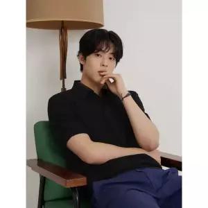 빈폴 26SS 30%OFF 빈폴솔솔니트 코튼실크 칼라넥 니트 블랙 BC6251C215 1312325