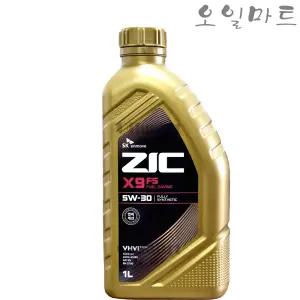 오일마트 지크 SK ZIC X9 FS 5W30  1리터 가솔린 LPG 디젤 DPF 100%합성엔진오일