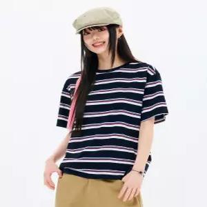 [2Color] U 코튼 스트라이프 반팔