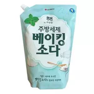 주방세제리필 퐁퐁 주방 세제 베이킹소다 세척제 설거지 1200ml